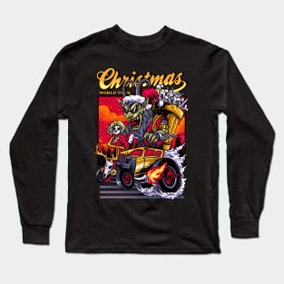 krampus rider Long Sleeve T-Shirt